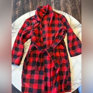 Kids size 12 plush robe, EUC